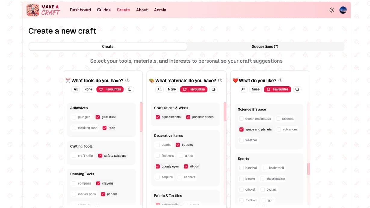 Make A Craft screenshot 2